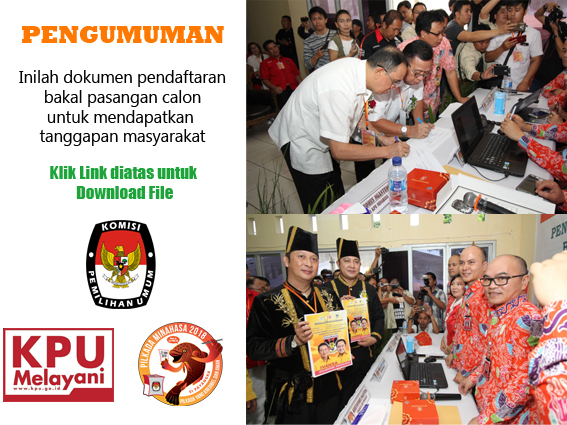 KPU Minahasa Umumkan Dokumen Pendaftaran Bapaslon, Masyarakat bisa sampaikan tanggapan.