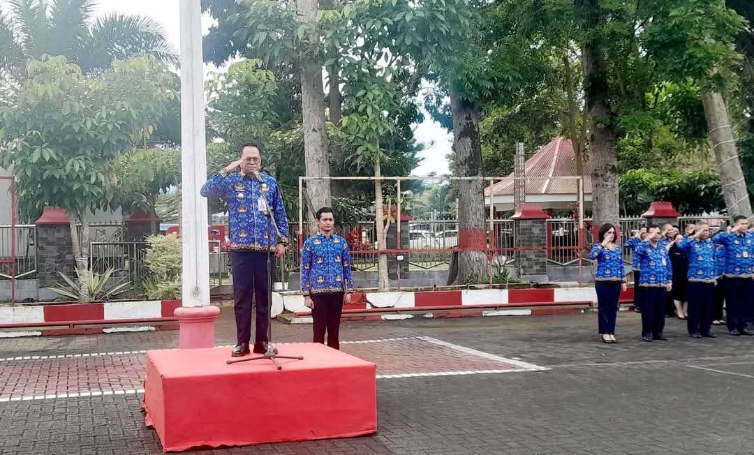 Tendean Pimpin Apel Korpri dan Penandatanganan Pakta Integritas