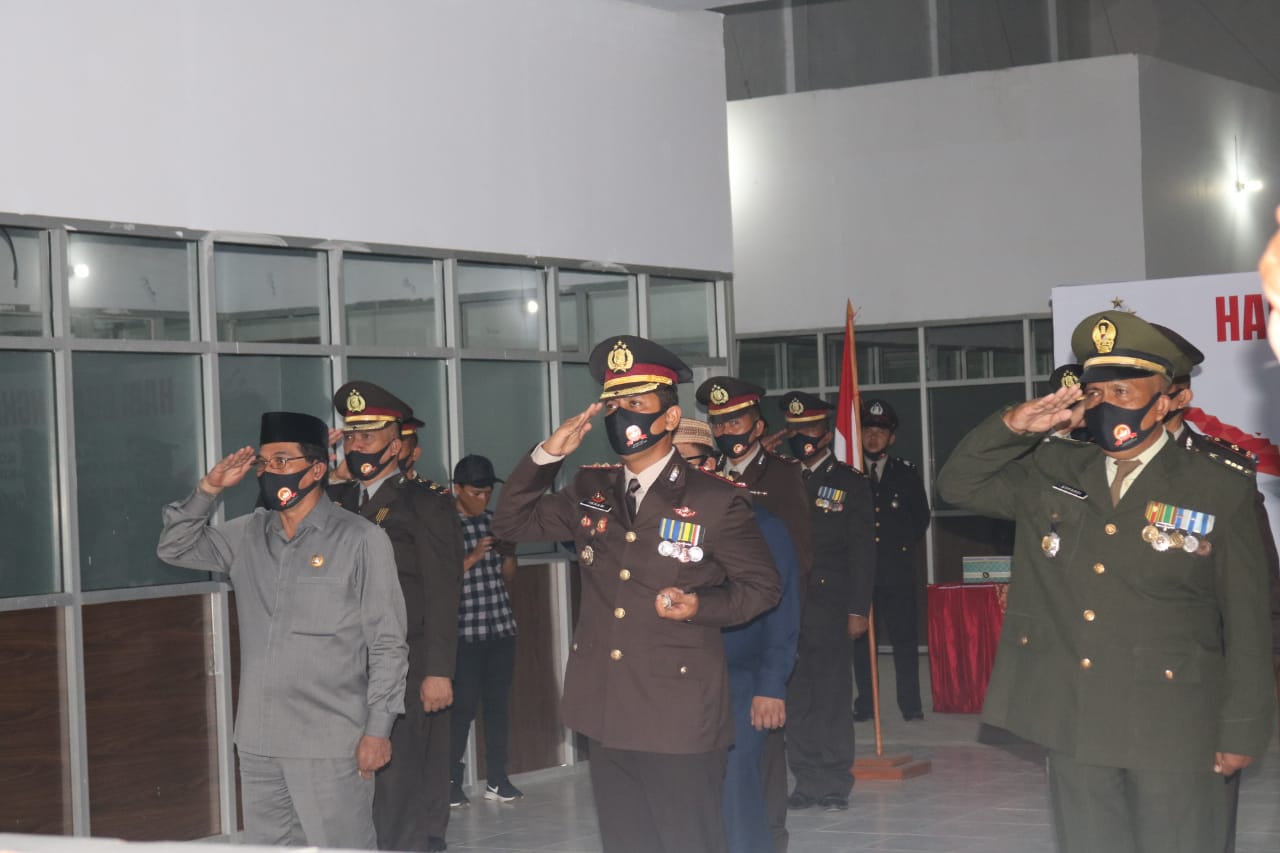Polres Boltim Peringati HUT Bhayangkara ke-74 