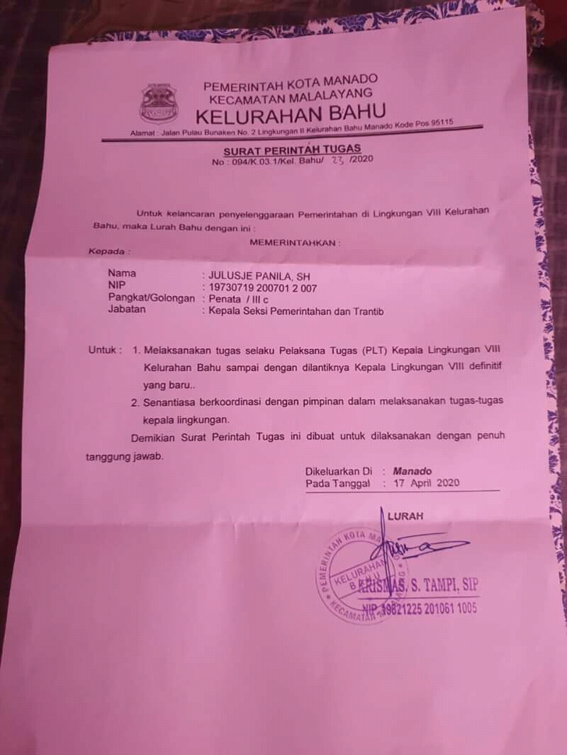 Warga Bahu Dorong Lurah Pecat Pala 8