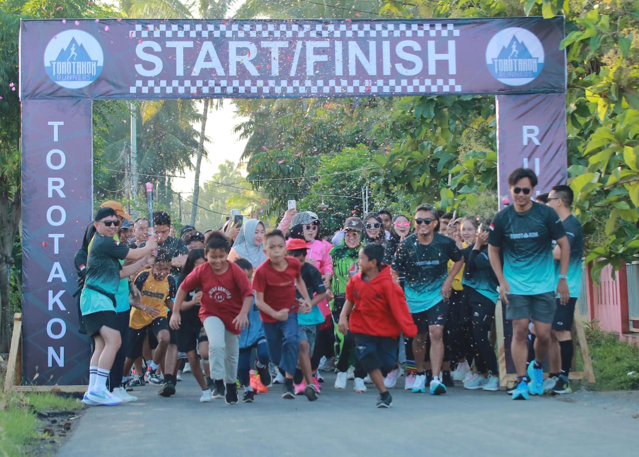 “Pe Raja Rame Au”, Torotakon Runners Sukses Gelar Launching dan Fun Run 2023