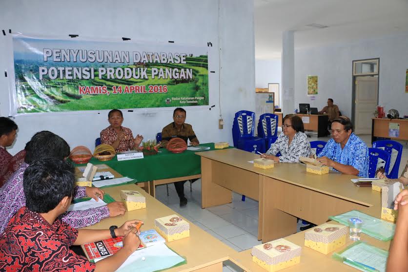 BKP Tomohon Susun Statistik Potensi Pangan