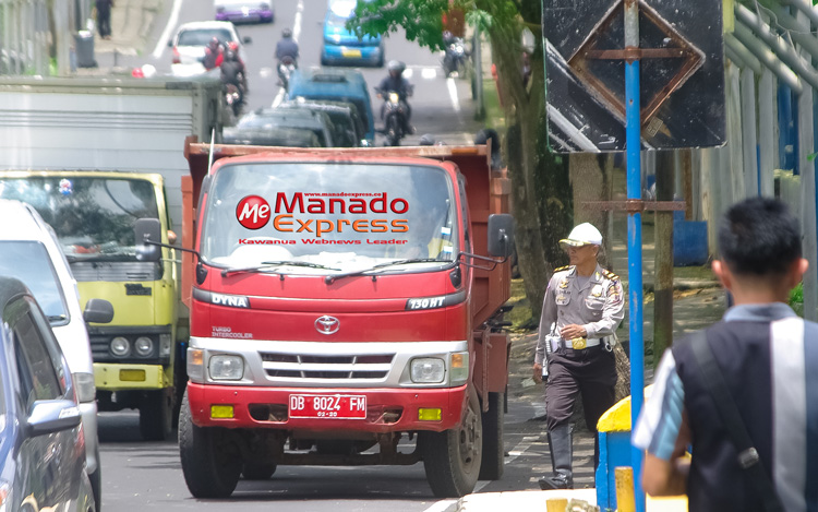Mobil Plat Merah Minut Terjaring Razia
