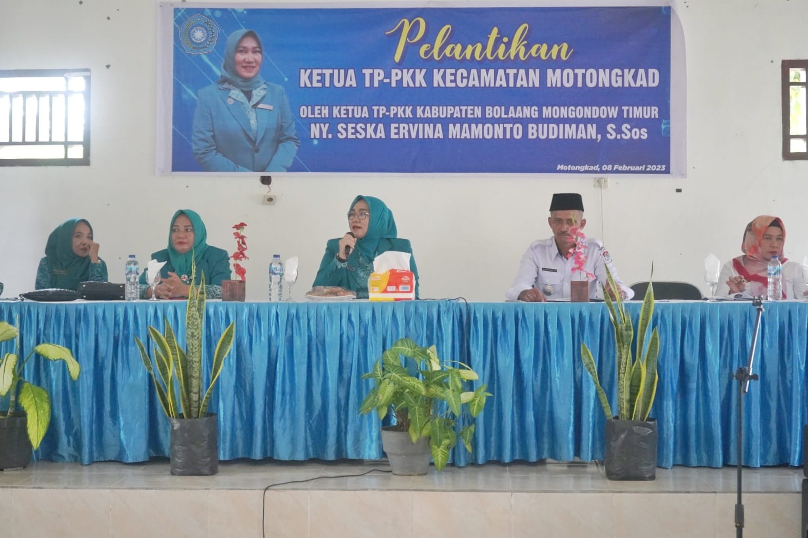 Lantik Pengurus TP-PKK Motongkad, Budiman: Jaga Kekompakan 