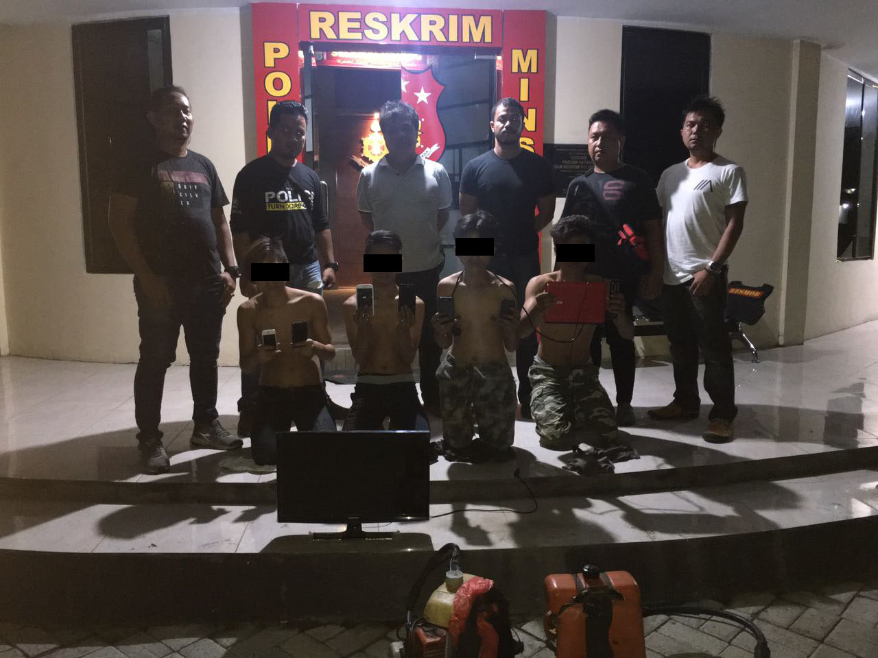 Polres Minsel Tangkap 4 Pemuda Sindikat Curanik