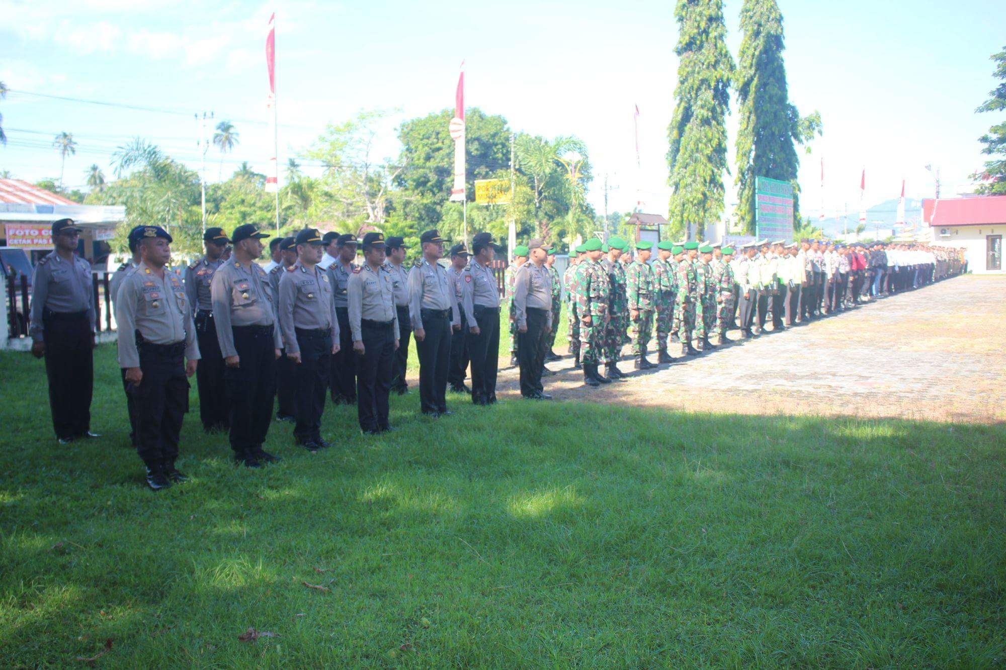 521 Personil Polres Minsel Siap Amankan Pelaksanaan Idul Fitri 2017