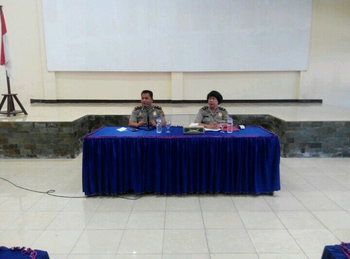 Tim Inspektorat Polda Sulut Sosialisasikan PMPRB di Polres Minsel