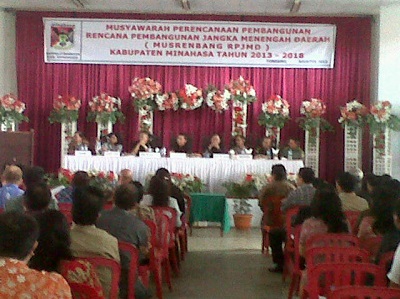 Pemkab Minahasa Gelar Musrenbang RPJMD Tahun 2013-2018