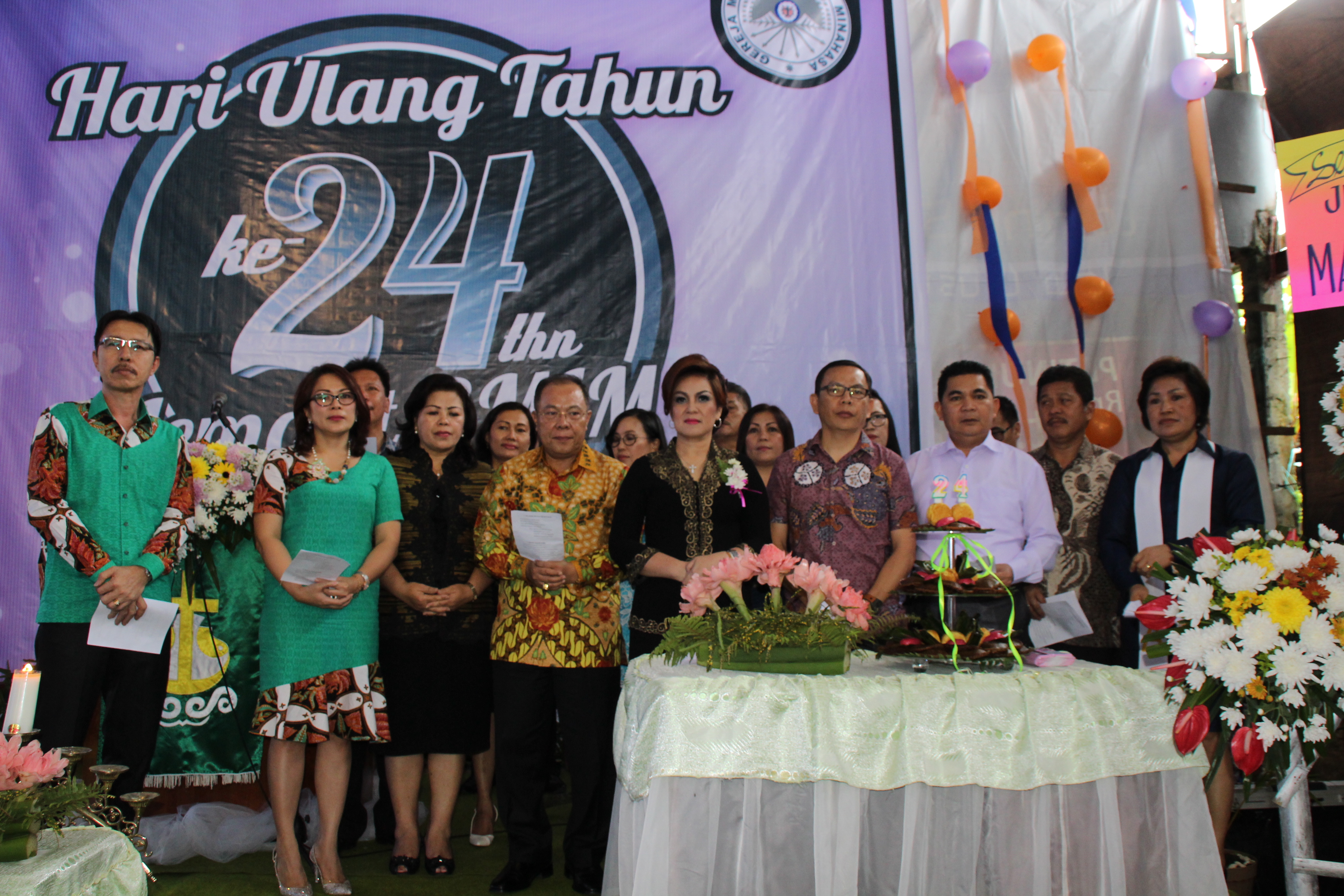 Momentum HUT Gereja, SAS Ajak Kontribusi Jemaat Bangun Tomohon