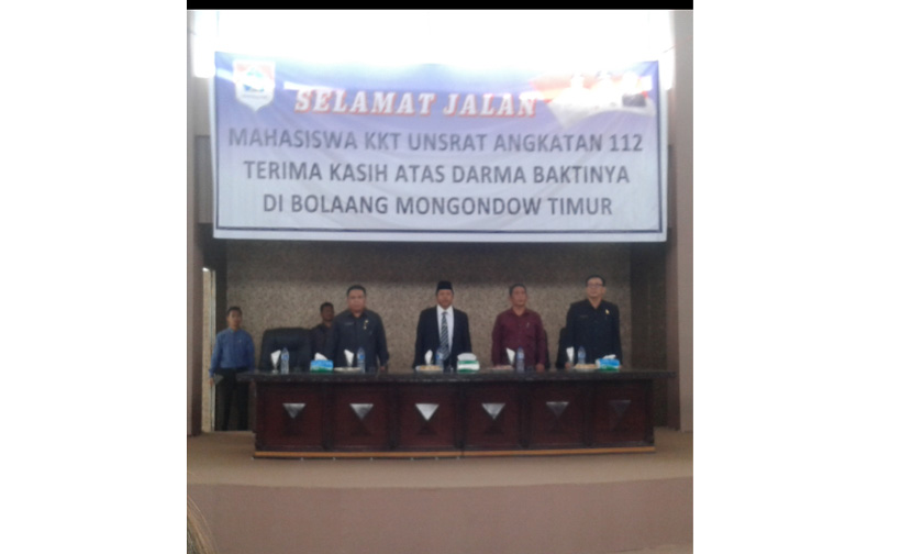 Wabup Lepas Mahasiswa KKT Kembali ke Almamater