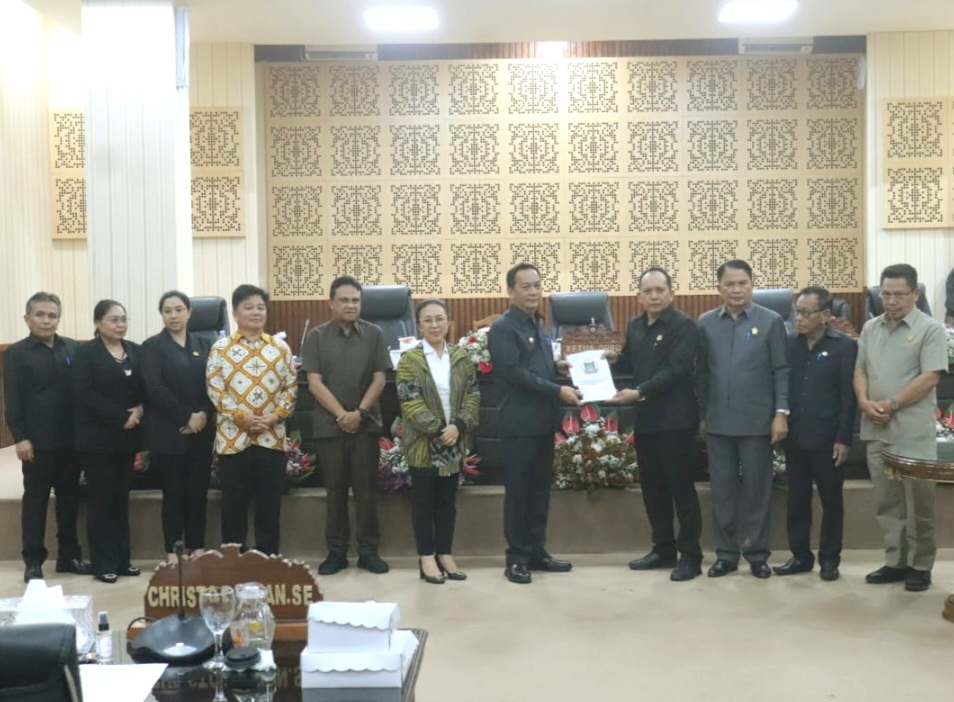LKPJ Walikota Tomohon Mendapat Rekomendasi DPRD