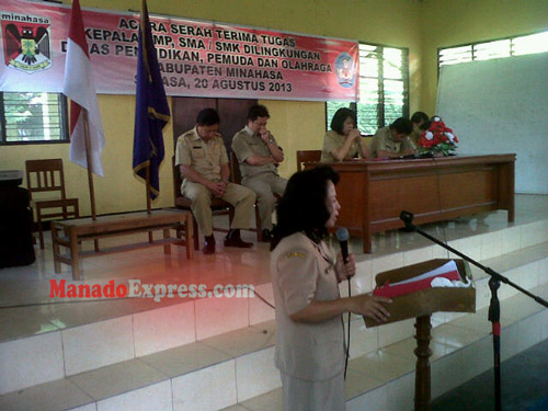 Sertijab Kepsek SMA/SMK dan SMP di Minahasa Dilaksanakan Serentak