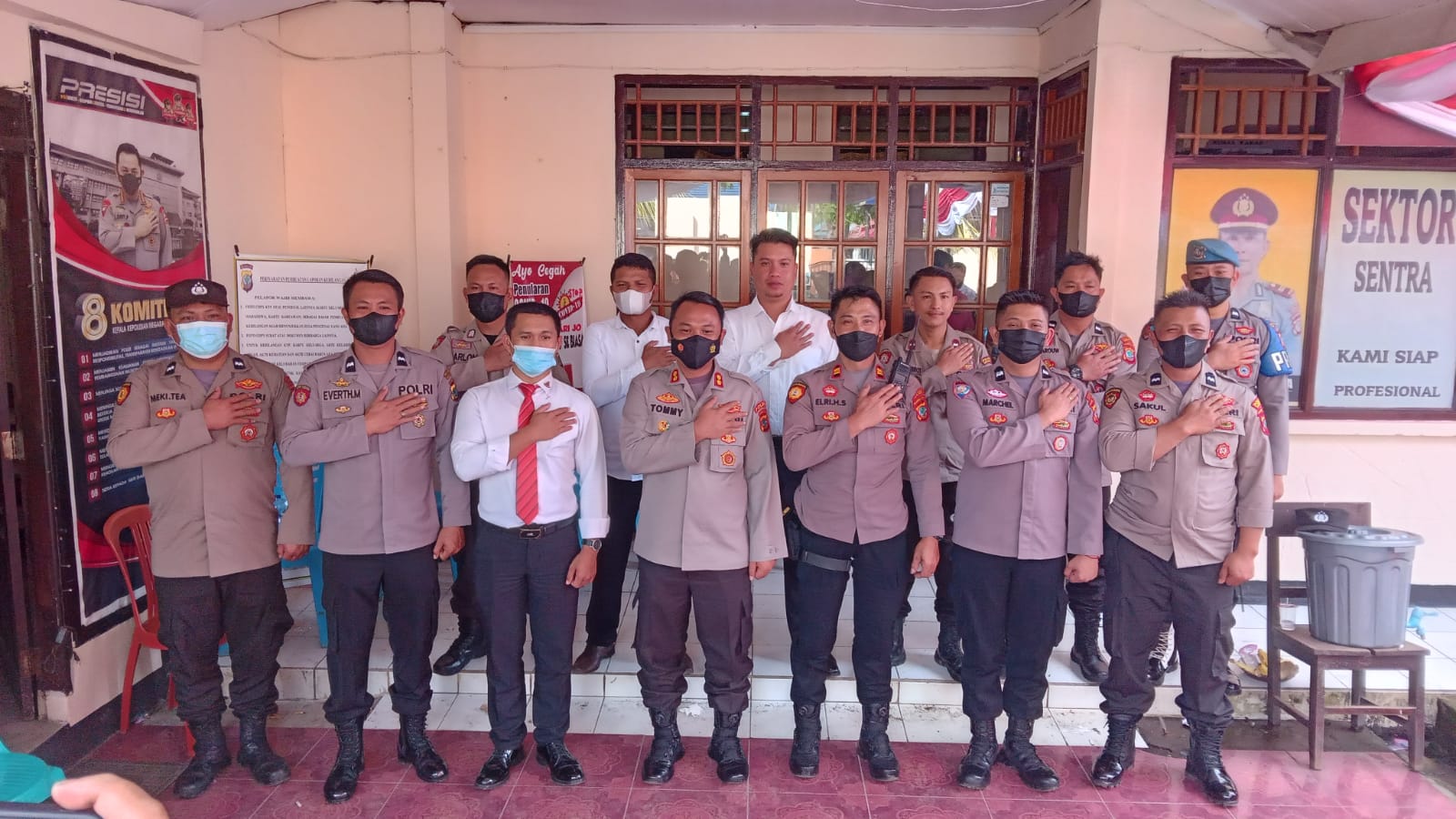 Kunker di Polsek Kakas, Kapolres Minahasa Sampaikan 8 Program Kapolri 