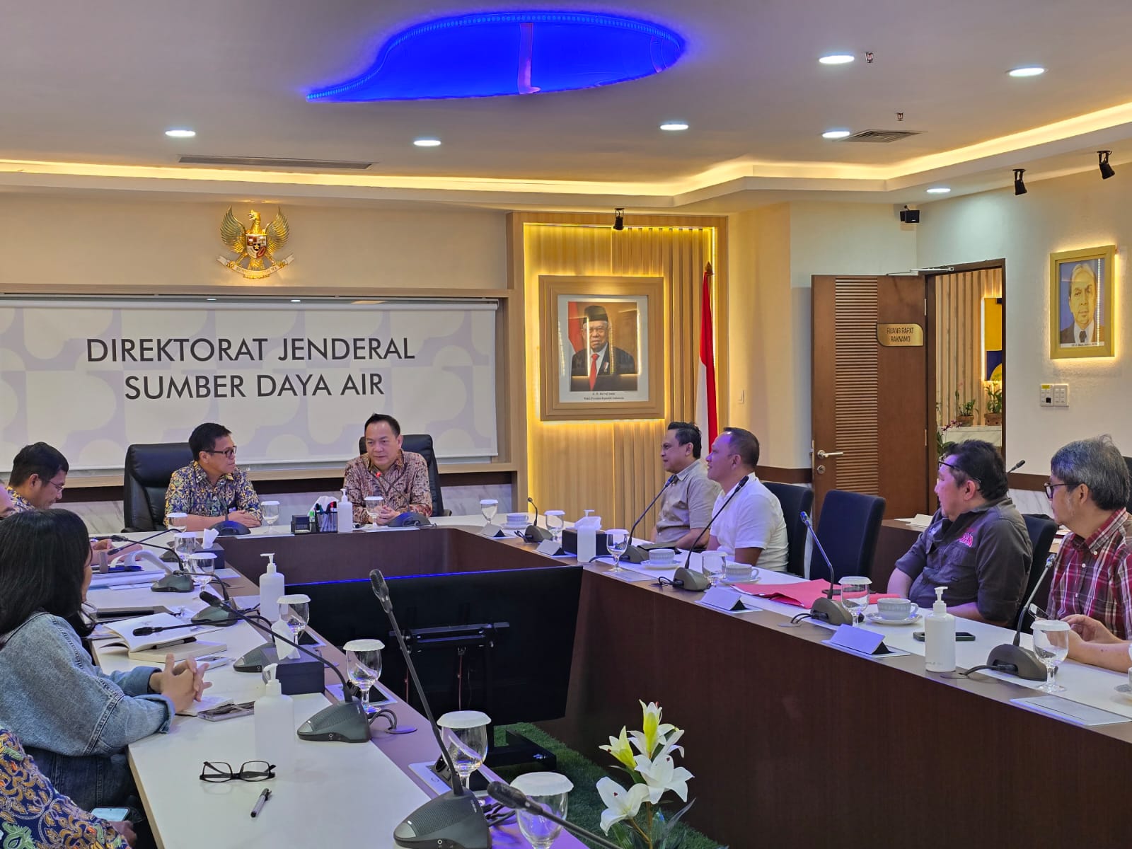 Komitmen Kembangkan Sumber Daya Air, Caroll Sambangi Kementerian PUPR