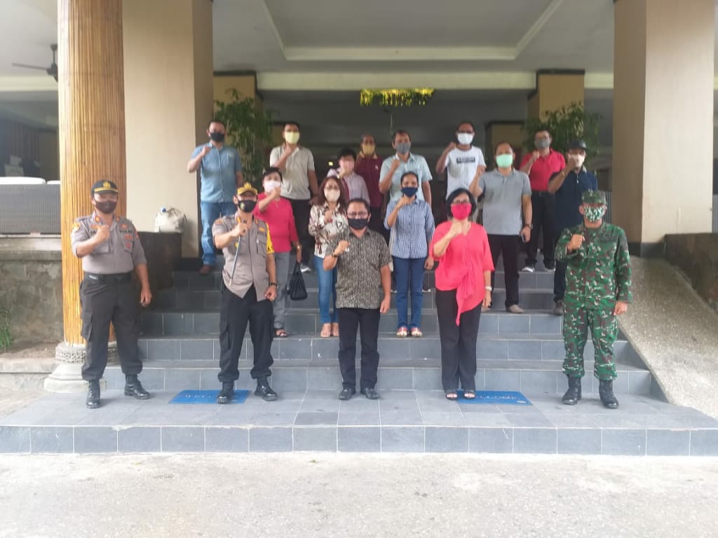 Tatap Muka Dengan Pemerintah Tombariri, Kapolres Tomohon Imbau Lawan Covid-19