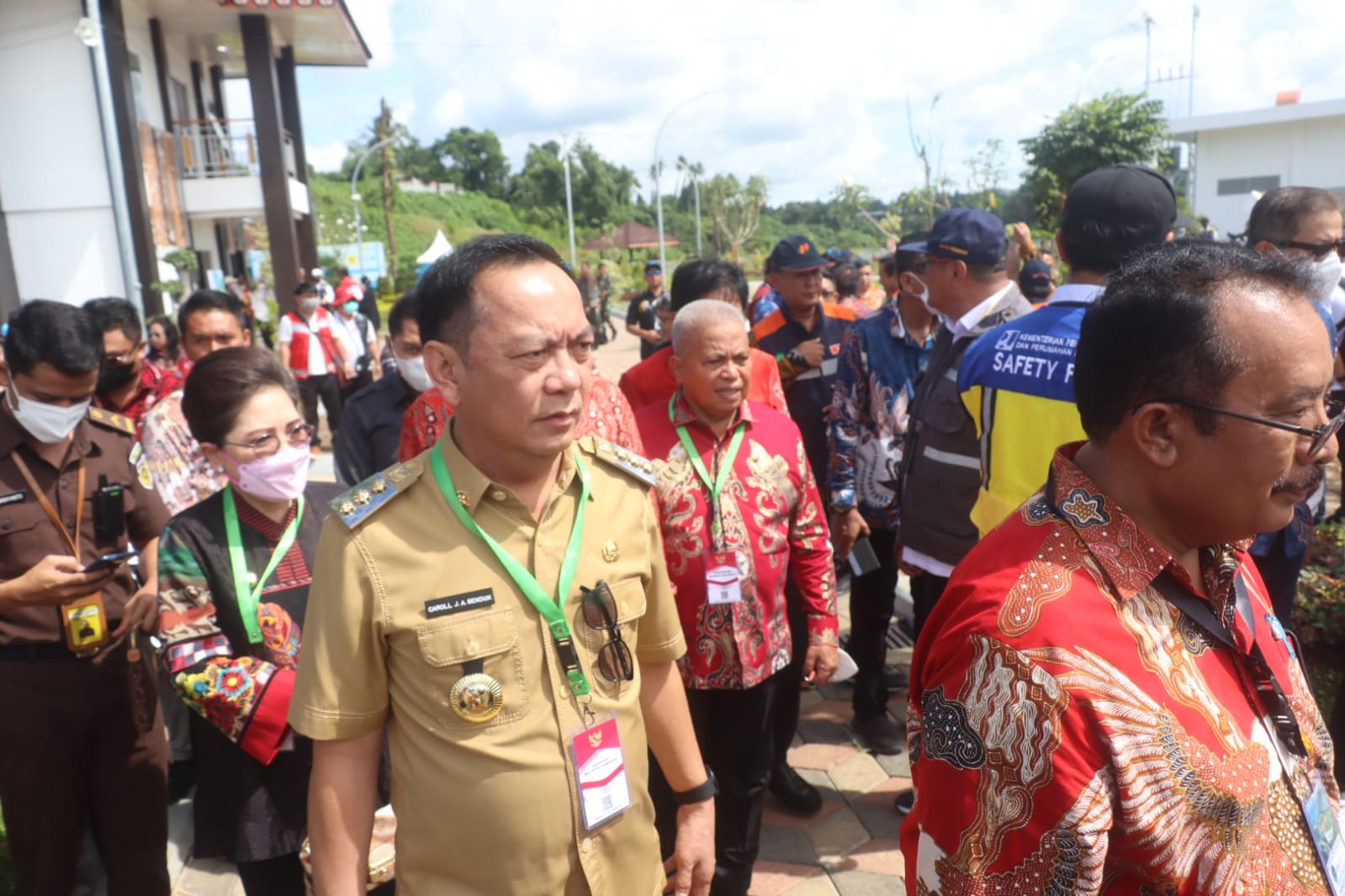Hadiri Peresmian Bendungan Kuwil, Caroll: Kunjungan Jokowi Berdampak Positif
