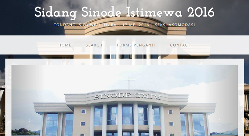 Mantapkan Persiapan, Panitia SMSI GMIM 2016 Buka Website