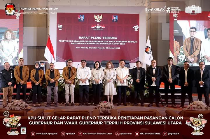 KPU Sulut Tetapkan Yulius-Victor