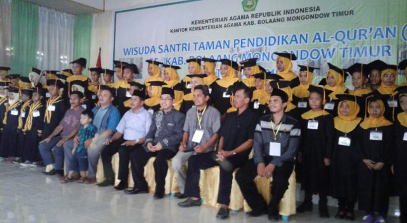 73 Santri TPQ Boltim 'Diwisuda'
