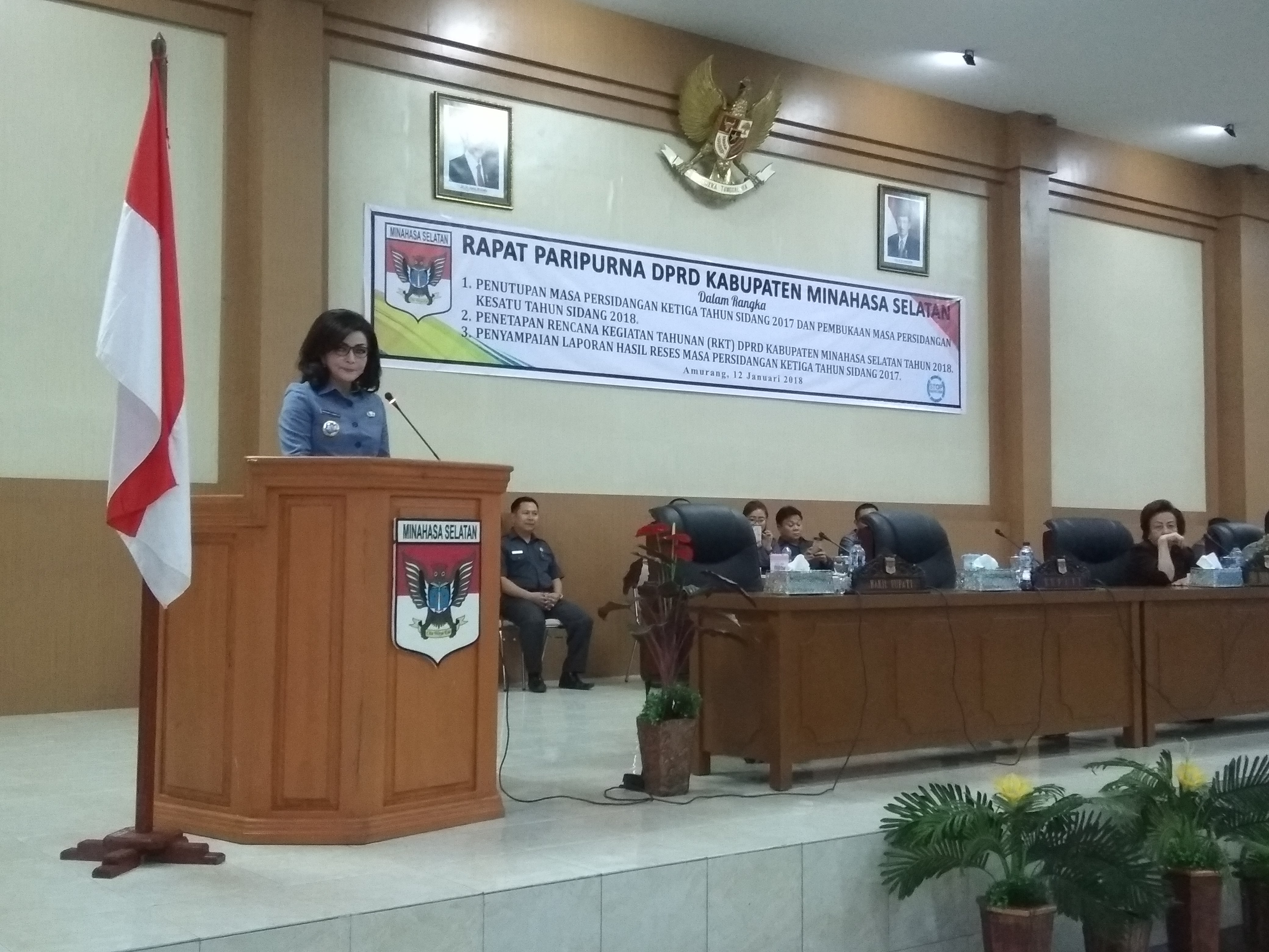 DPRD Minsel Paripurnakan Tiga Agenda