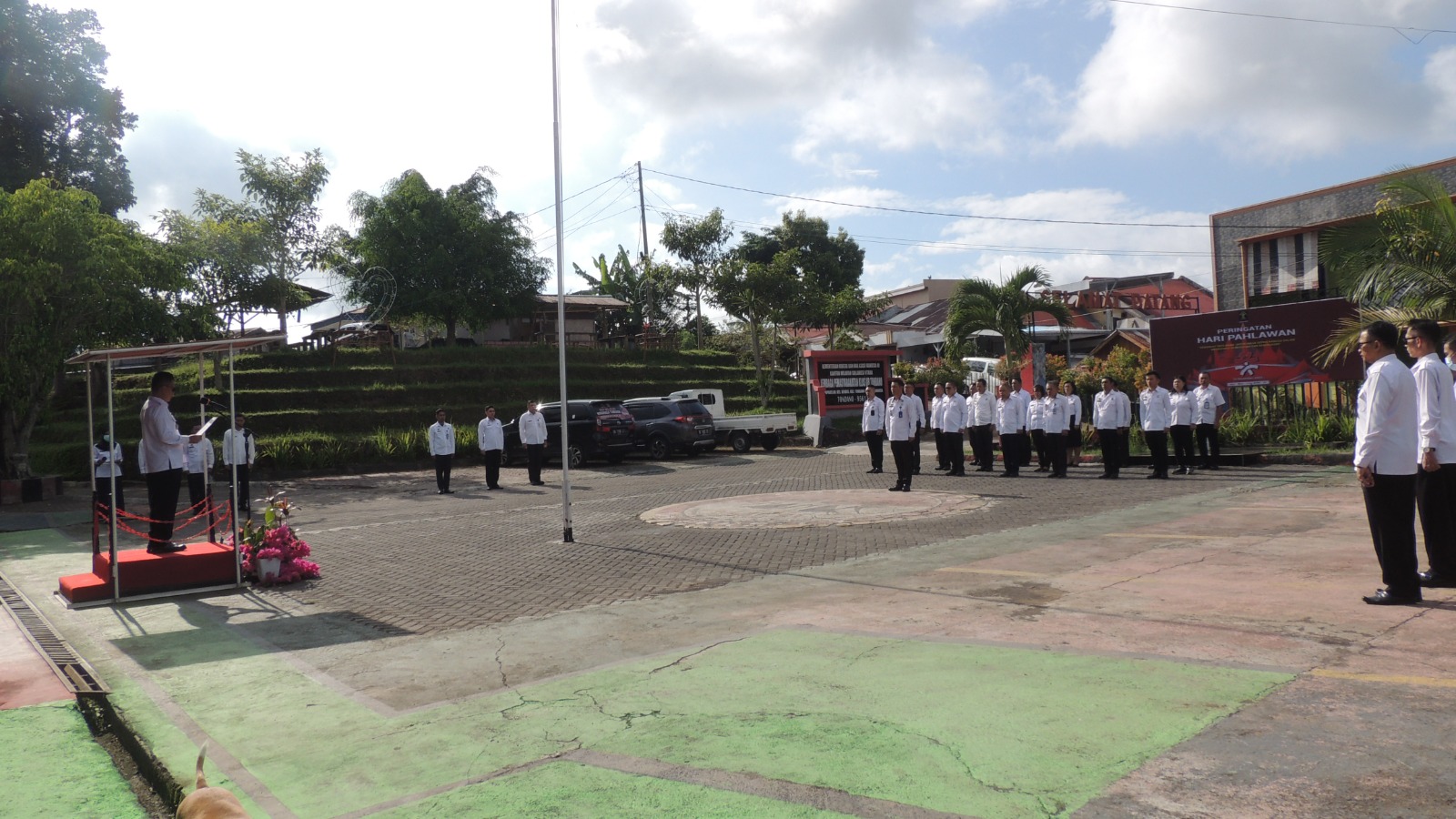 Peringati Hari Pahlawan ke 78, Kalapas Tondano Yulius Paath Pimpin Upacara Bendera