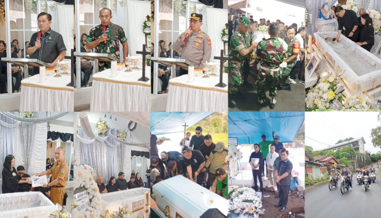Pemakaman Rico Pandey Dihadiri Petinggi TNI/Polri Sulut