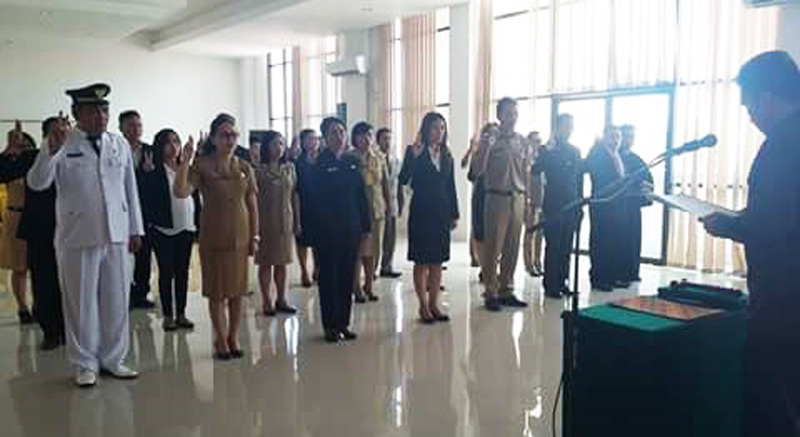 Pengisian Jabatan, Wabup Lantik 23 Pejabat Eselon II, III dan IV