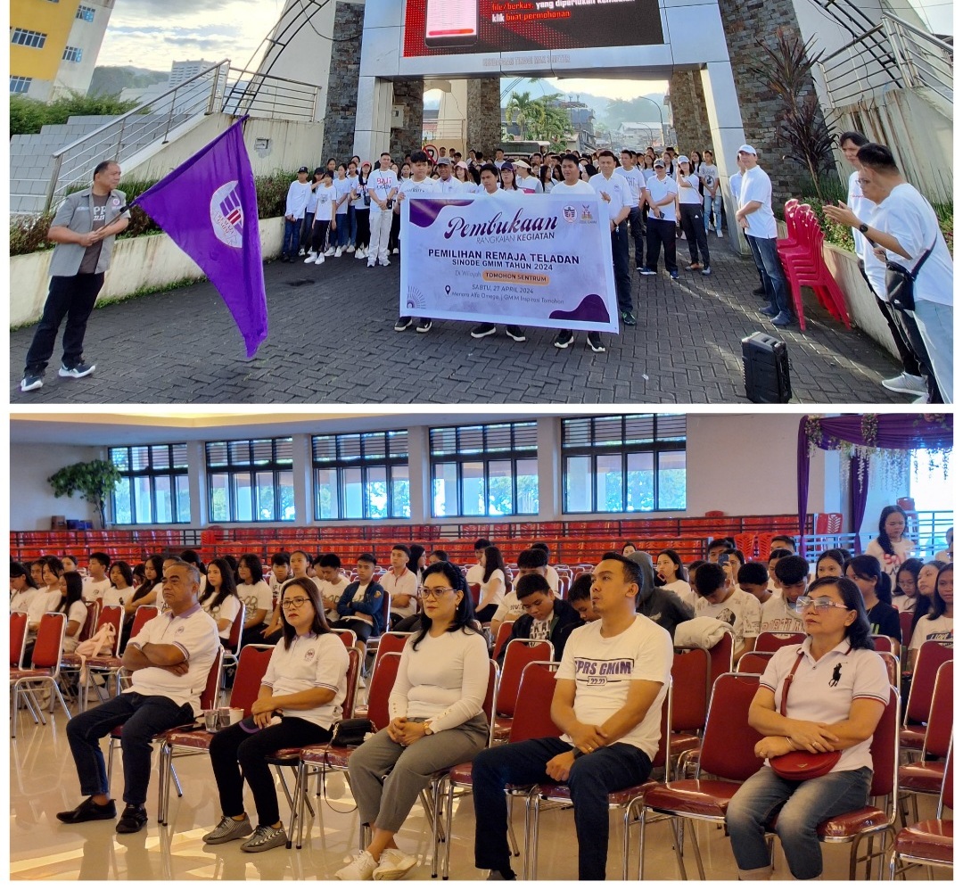 Selaku Ketua Panitia, Sekda Lynda Watania Buka Pemilihan Remaja Teladan Sinode GMIM di Tomohon
