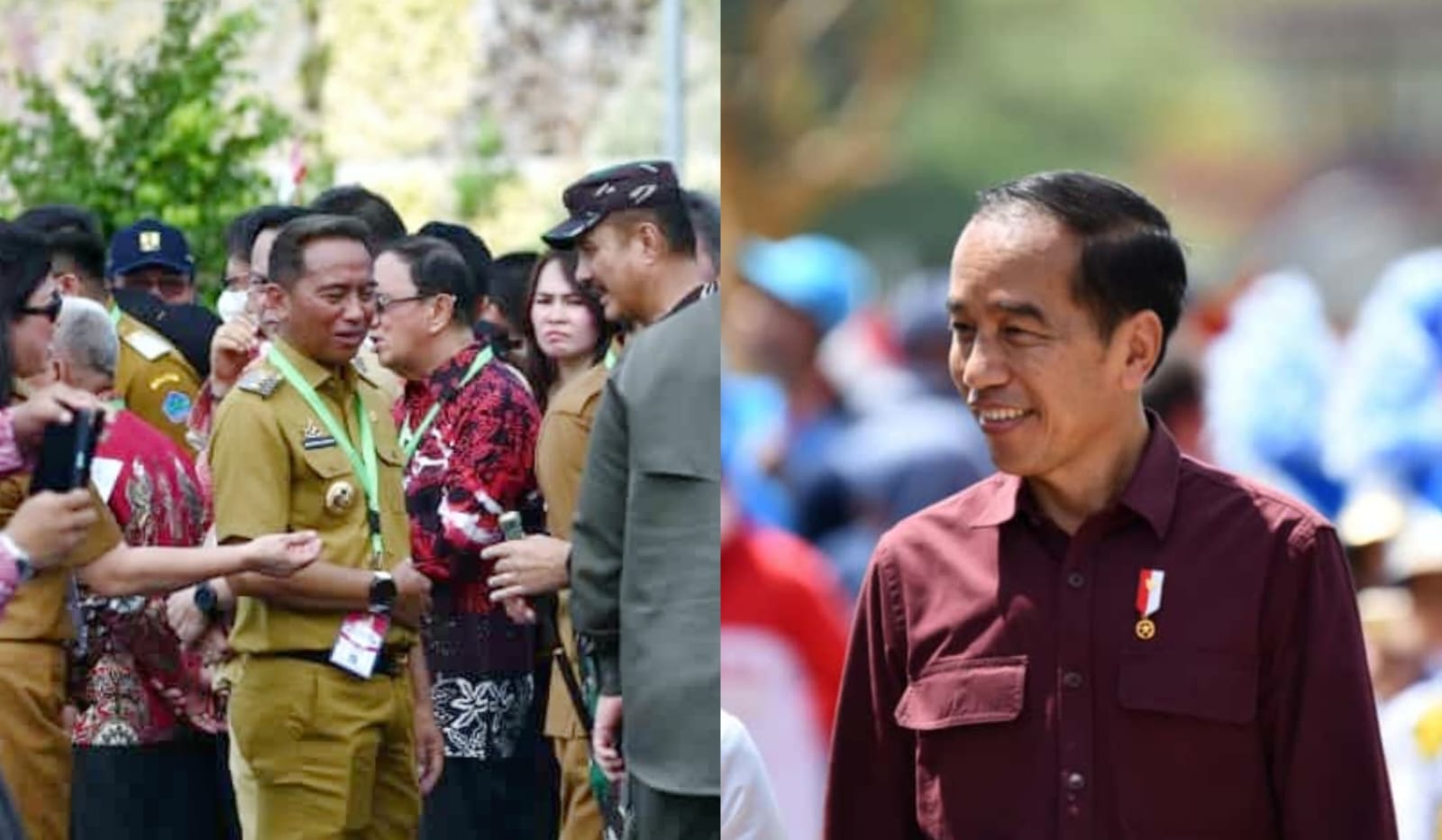 Hadiri Kunker Presiden di Sulut, Bupati Sachrul Sebut Jokowi Luar Biasa 