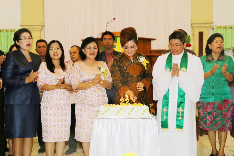 SAS Hadiri HUT ke-22 GMIM Wilayah Tomohon 2