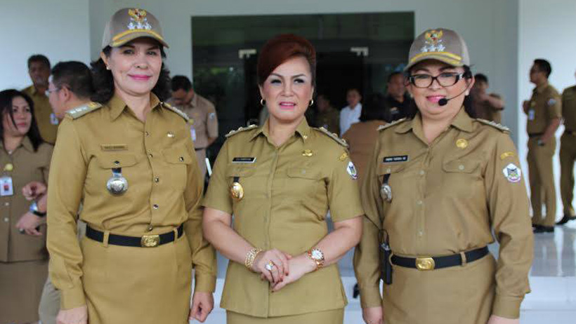 Kaum Hawa Dominasi Petugas Apel Hari Kartini