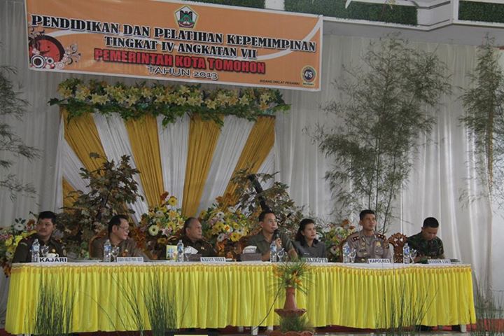Pemkot Tomohon Laksanakan Diklat Kepemimpinan Tingkat IV Angkatan VII