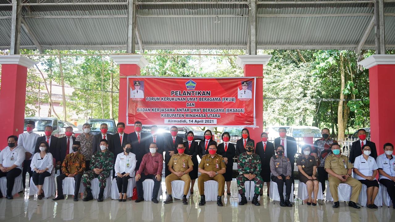 Lantik FKUB dan BKSAUA, Ganda Berharap Menjaga Kerukunan Umat Beragama