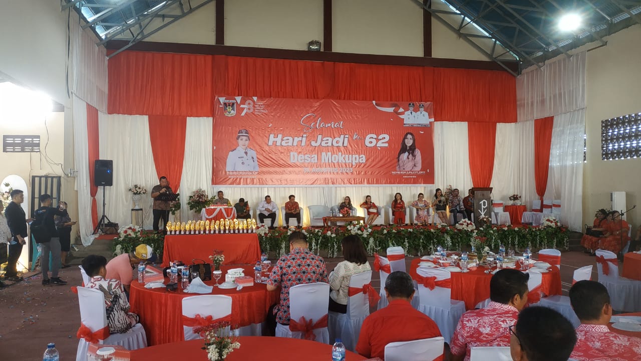 Wabup RD Hadiri HUT Desa Mokupa ke 62