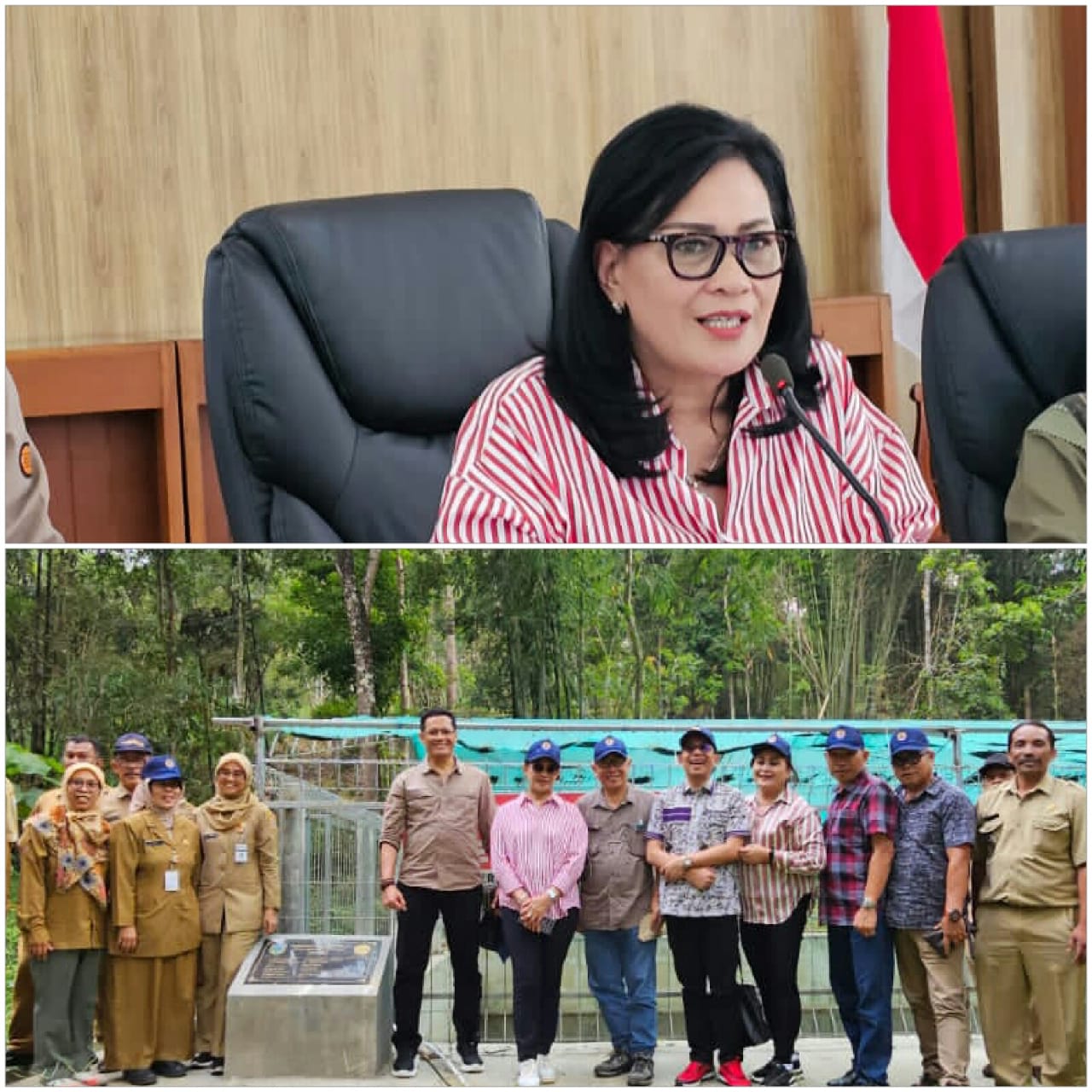 Sekda Lynda Watania Bersama Jajaran Studi Komparasi Pengelolaan Danau Prioritas Nasional di Semarang