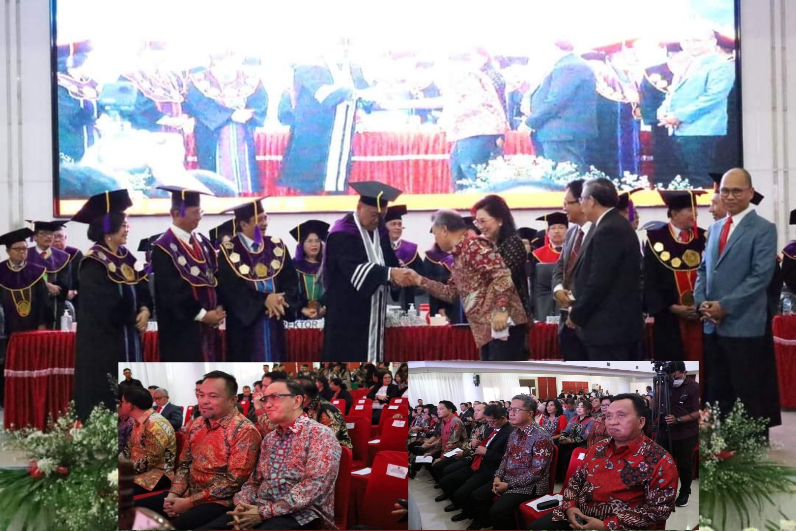 ROR-RD Hadiri Penganugerahan Doktor Kepada Gubernur Sulut