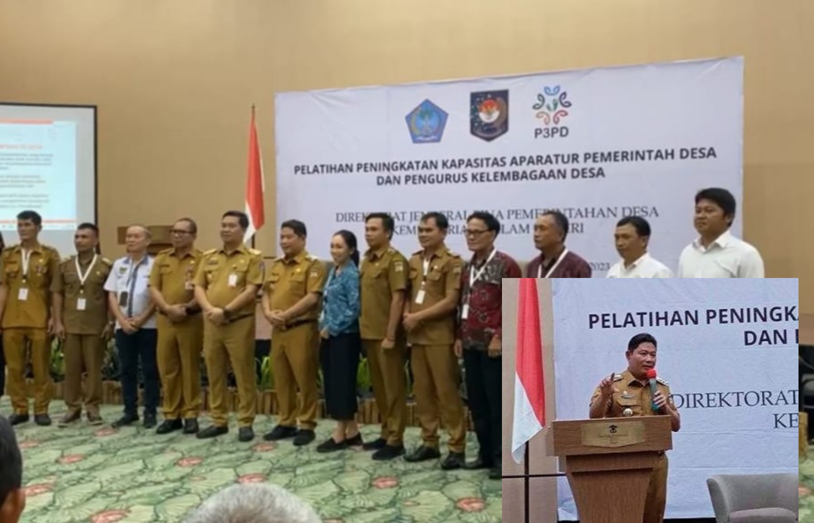 Pj Bupati Jemmy Kumendong Narsum pada Pelatihan PKAPD dan PKD di Hotel Peninsula  