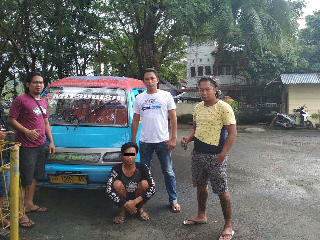 Penggelapan Mobil, Warga Minut Diamankan Buser Polres Minsel