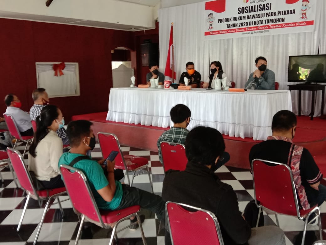 Bawaslu Tomohon Gencarkan Sosialisasi Produk Hukum