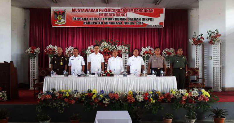 Bupati JWS Buka Musrembang dan RKPD 2017