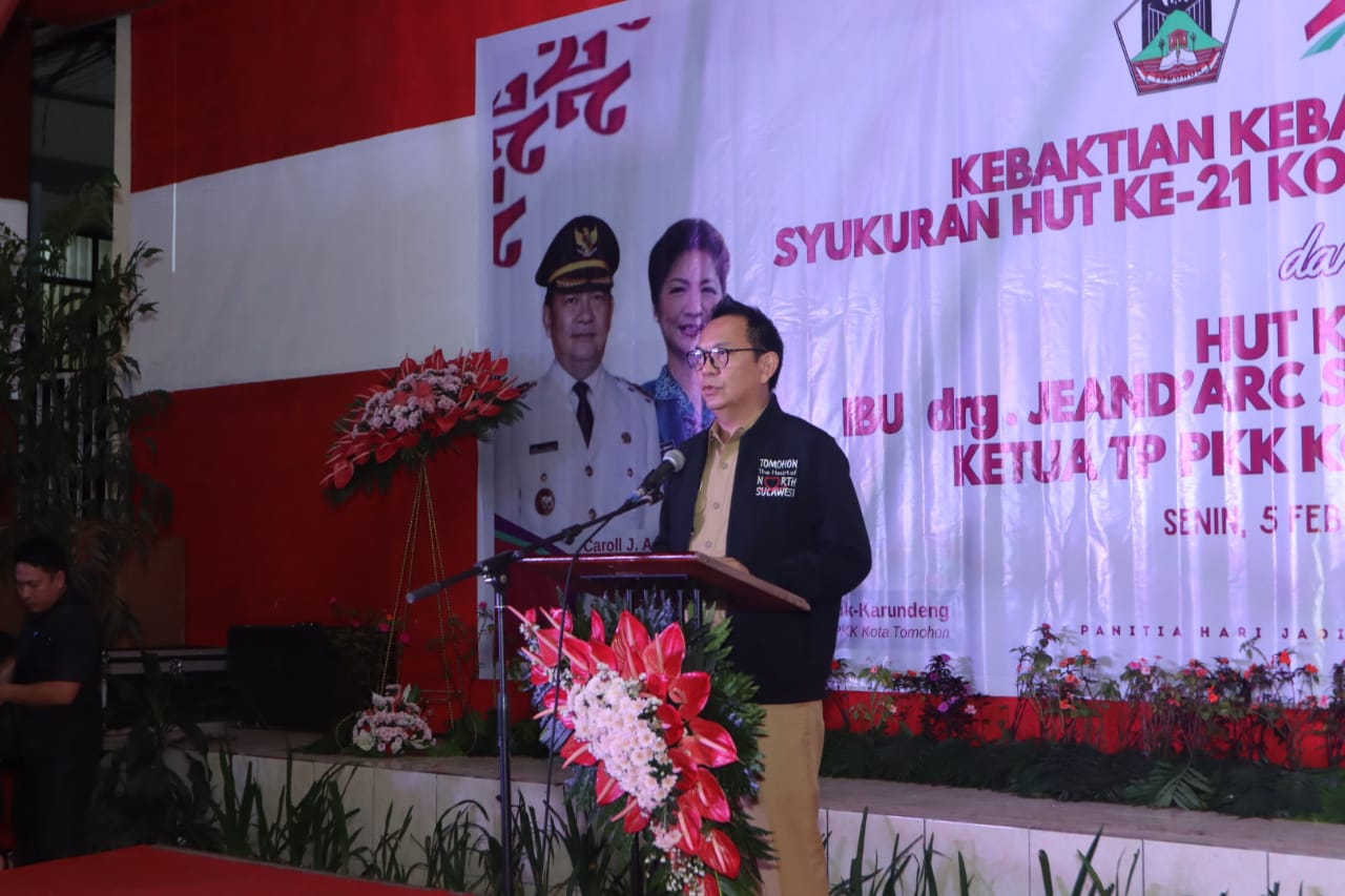 Rangkaian HUT Tomohon ke-21 Ditutup KKR