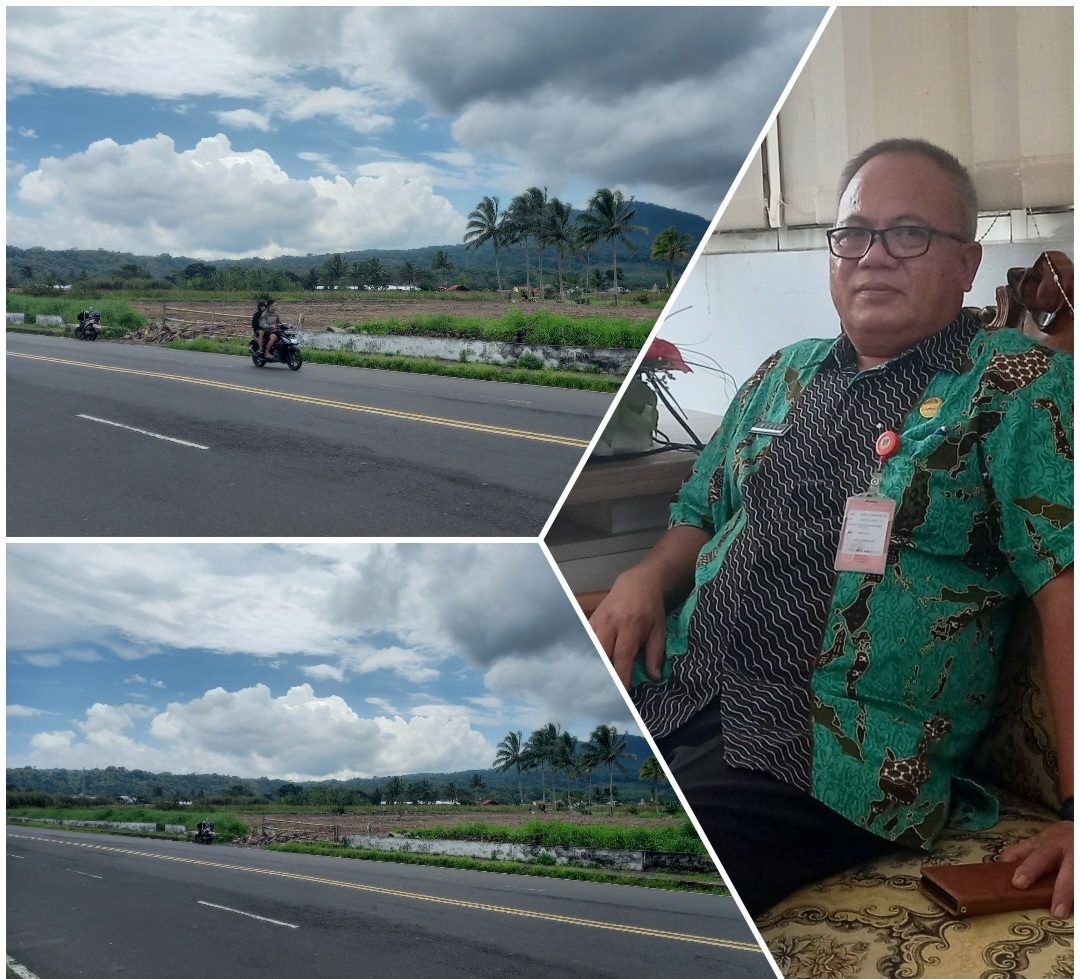 Tanggapi Keluhan Warga Soal Penimbunan Tanah di Lahan Pertanian Sepanjang Jalan Bolefard Tondano, Ini Kata Kadis PTSP Mekry Sondey