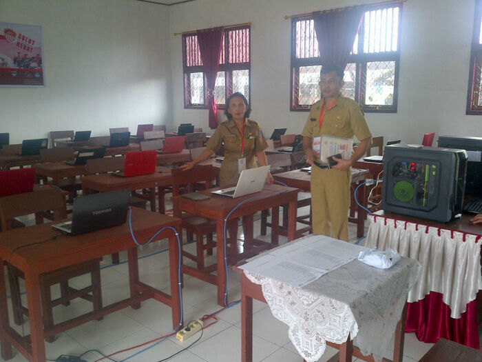 Ini Cara Cerdik SMA Negeri 1 Tompaso Gelar UNBK