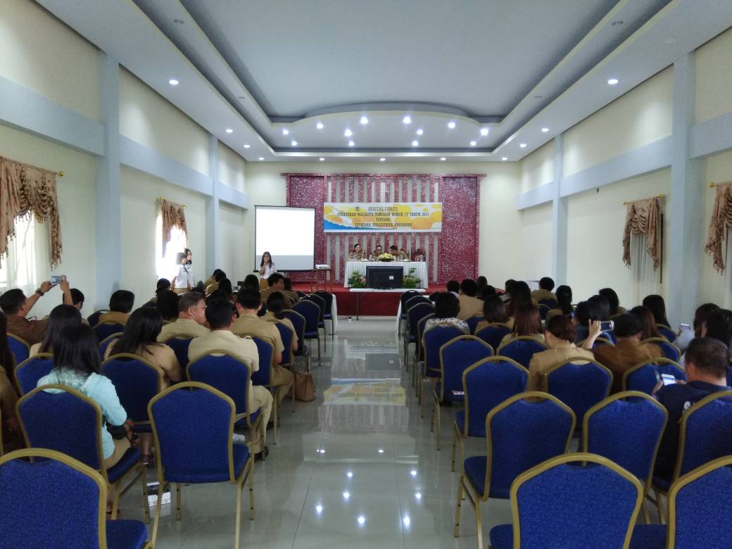 BKD Tomohon Sosialisasikan Tata Cara Pergeseran Anggaran