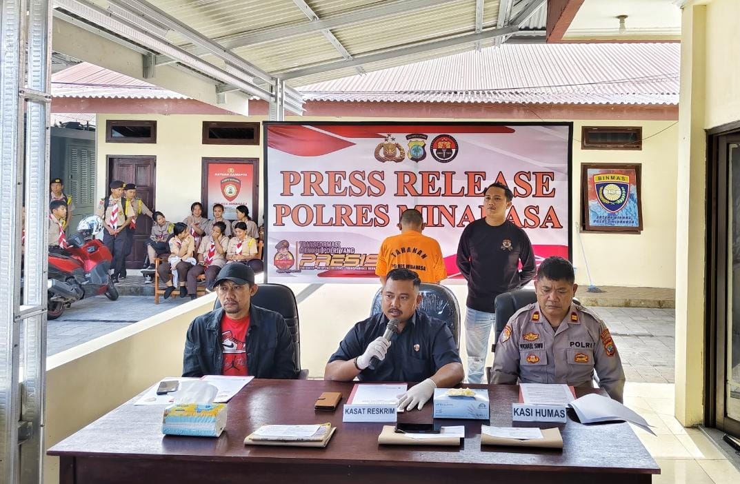 Jatanras Polres Minahasa Bekuk Pelaku Judi Togel di Ranowangko 