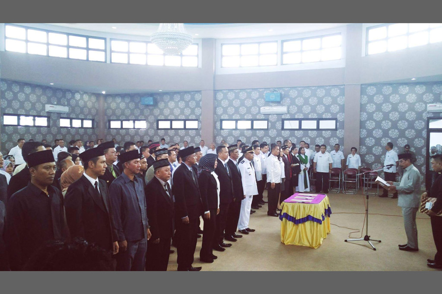 Pelantikan Pejabat Eselon III dan IV Boltim Digelar