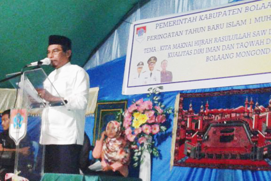 Bupati Landjar Hadiri Syukuran Terbentuknya Kecamatan Motongkad