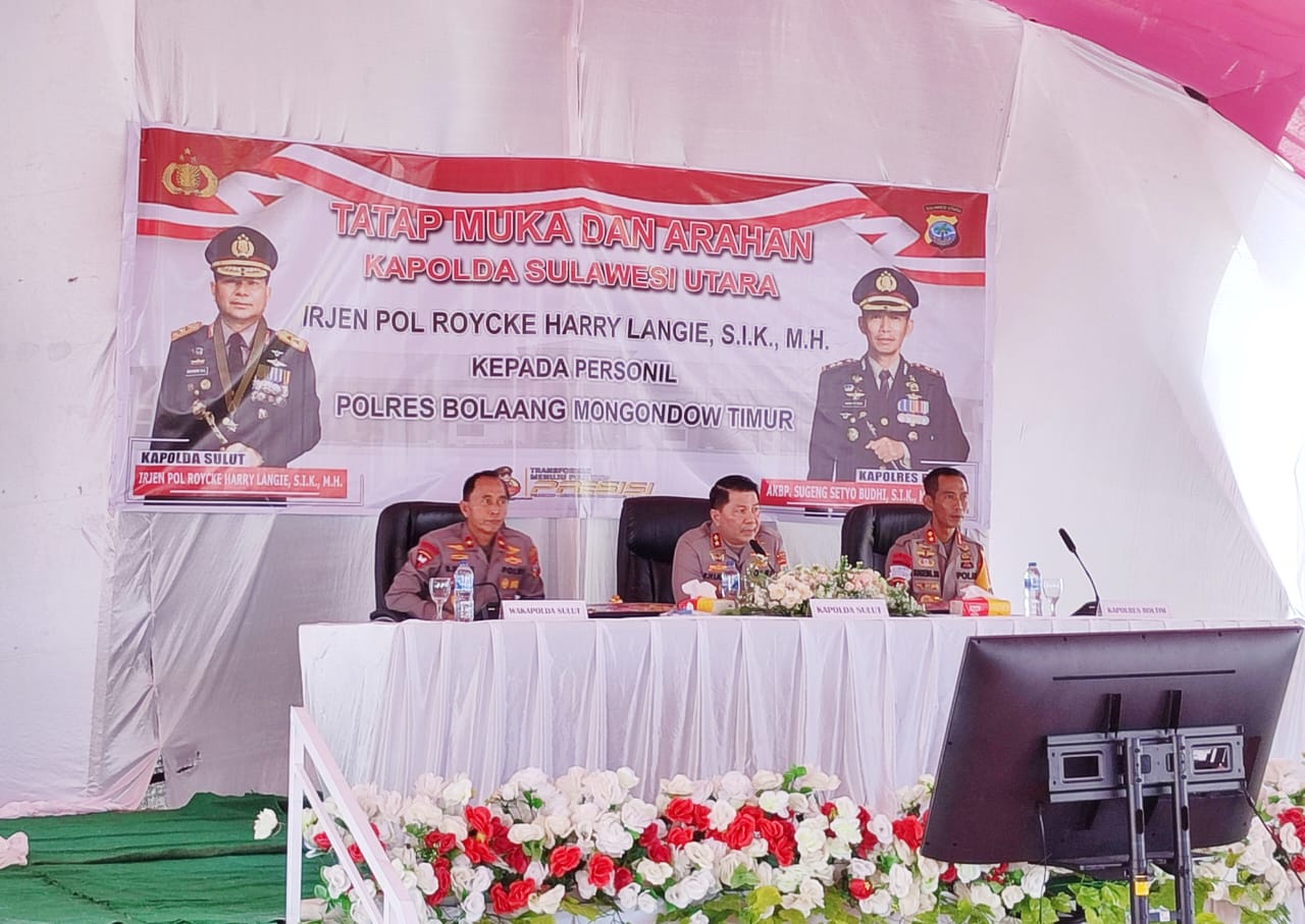Kunker ke Polres Boltim, Kapolda Sulut: Bahagia Sekali 