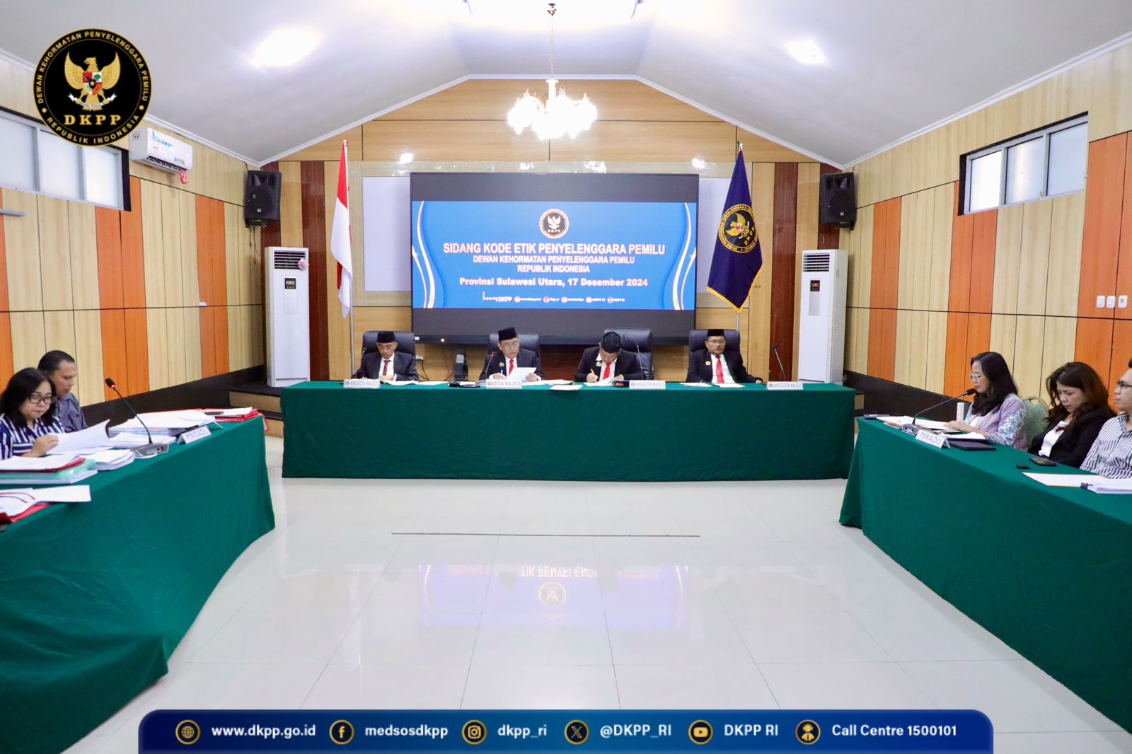 DKPP Putuskan KPU Tomohon Tak Langgar Kode Etik