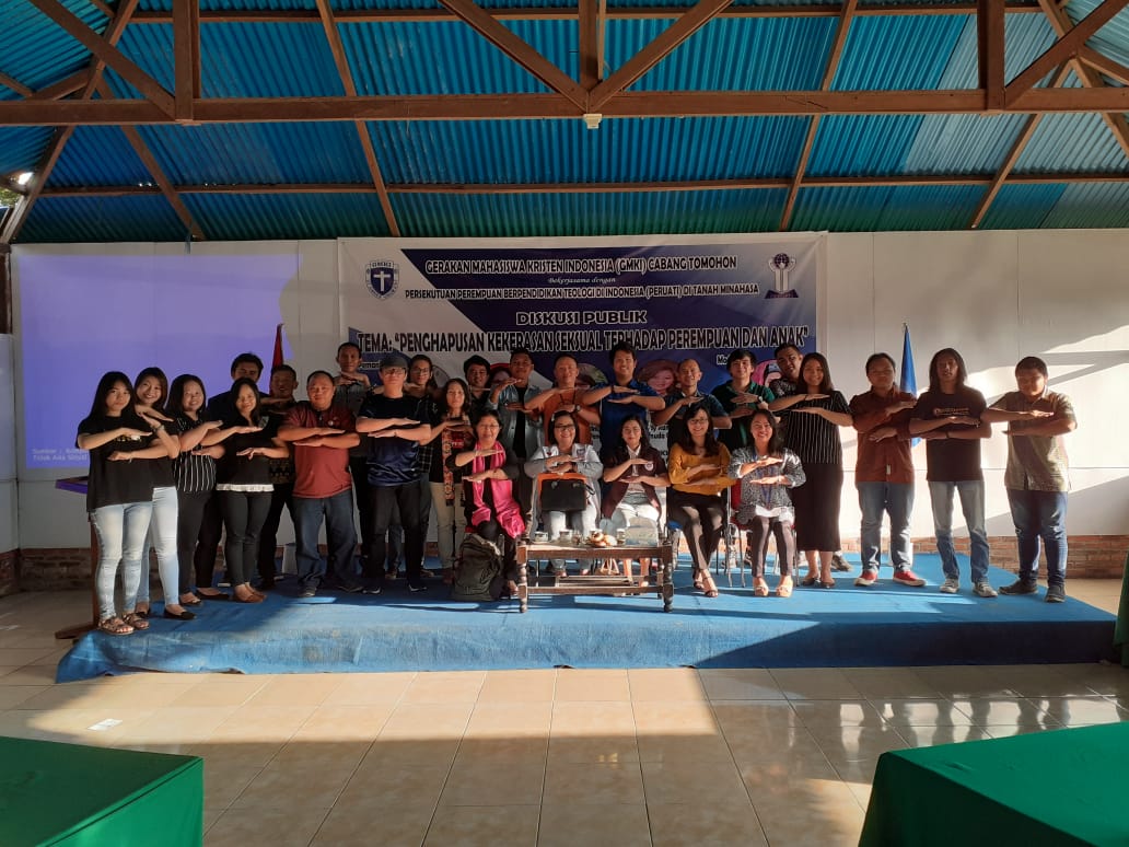 Beri Perhatian Terhadap Perempuan dan Anak, JGE Apresiasi GMKI Tomohon